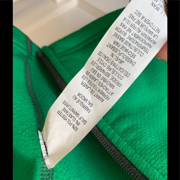 EUC LLBean Zip Up Layering Hoodie - XXS - Picture 3 of 4